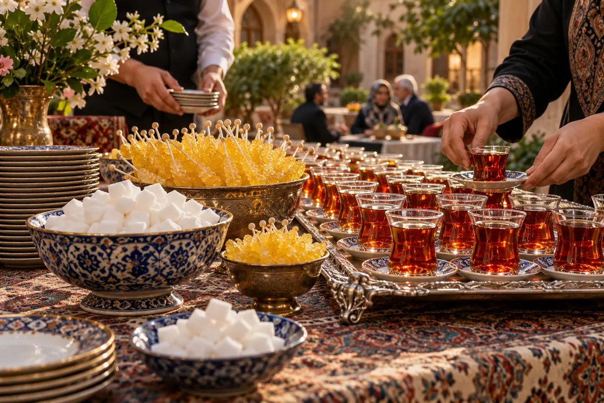 چطور مقدار قند و نبات برای مراسم را تخمین بزنیم؟