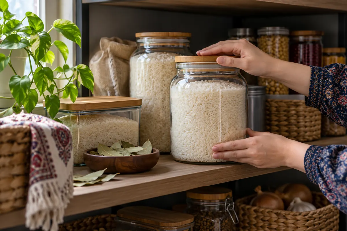 روش صحیح نگهداری برنج در خانه
