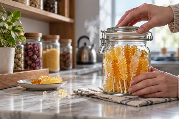 روش نگهداری نبات برای جلوگیری از رطوبت و چسبندگی