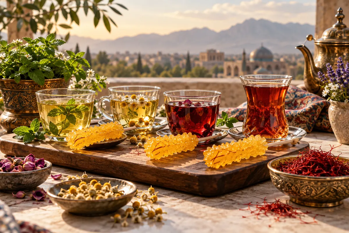نبات زعفرانی را با چه نوشیدنی‌هایی سرو کنیم؟